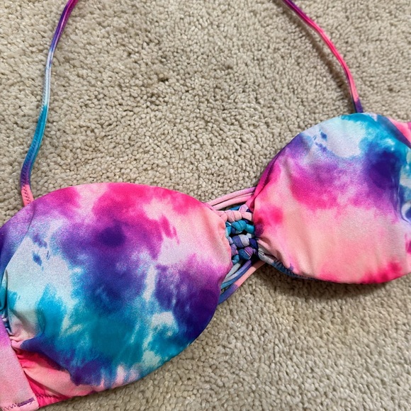 PINK Victoria’s Secret Tie Die Bikini Top - Picture 4 of 4